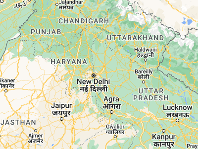 Map showing location of Ghāziābād (28.66249, 77.43777)