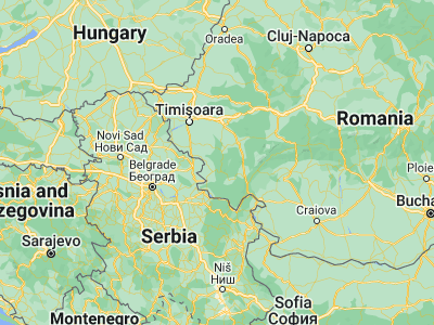 Map showing location of Goruia (45.18722, 21.77917)