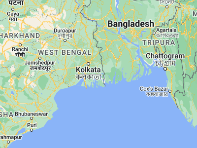 Map showing location of Gosāba (22.16547, 88.8007)