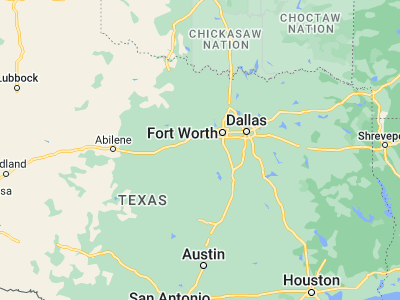 Map showing location of Granbury (32.44208, -97.7942)
