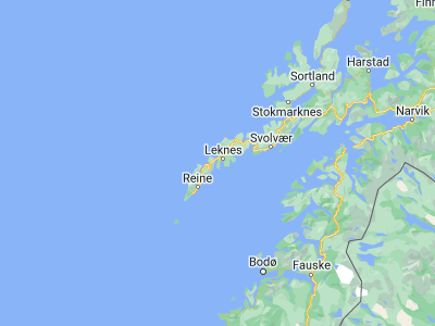 Map showing location of Gravdal (68.12139, 13.50306)