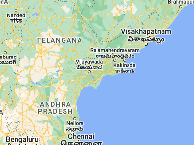 Map showing location of Gudivāda (16.45, 80.98333)