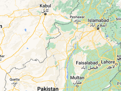 Map showing location of Gulishāh Kach (32.67074, 70.33922)