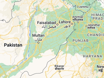 Map showing location of Hasan Abdāl (30.43333, 72.7)