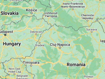 Map showing location of Hereclean (47.25, 23.01667)