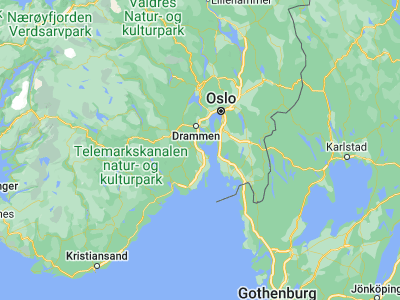 Map showing location of Holmestrand (59.48761, 10.31761)