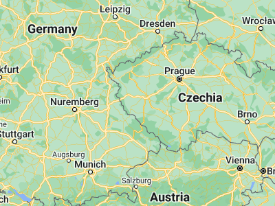 Map showing location of Holýšov (49.59361, 13.10129)