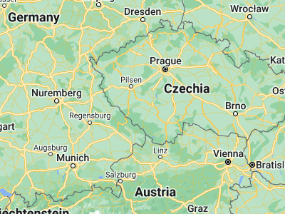 Map showing location of Horažďovice (49.32069, 13.701)