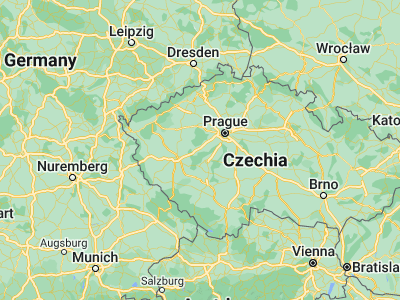 Map showing location of Hořovice (49.83597, 13.90268)