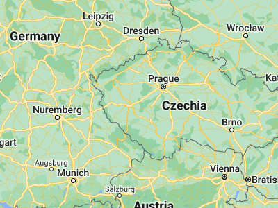 Map showing location of Hrádek (49.71316, 13.65296)