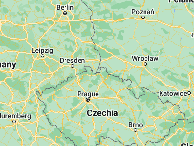 Map showing location of Hrádek nad Nisou (50.85279, 14.84455)