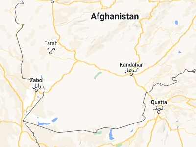 Map showing location of Ḩukūmat-e Nād ‘Alī (31.64286, 64.23982)