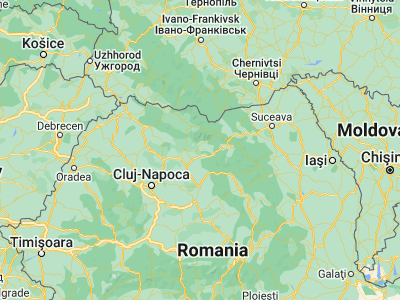 Map showing location of Ilva Mică (47.31667, 24.66667)