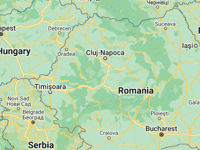 Map showing location of Intregalde (46.25, 23.41667)