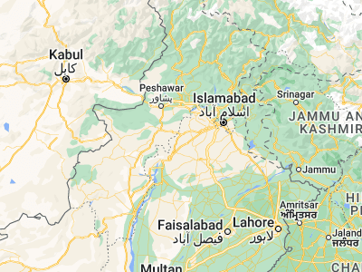 Map showing location of Jand (33.42985, 72.01928)