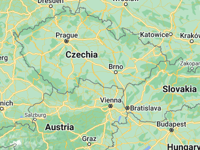 Map showing location of Jaroměřice nad Rokytnou (49.09408, 15.89331)