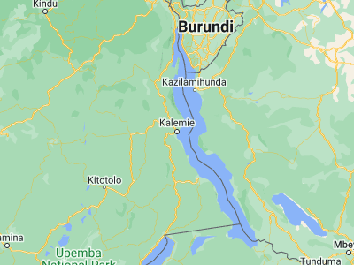 Map showing location of Kalemie (-5.94749, 29.19471)