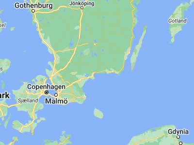 Map showing location of Karlshamn (56.1706, 14.86188)