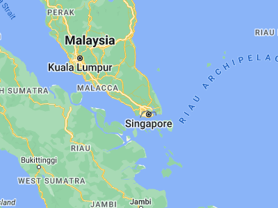 Map showing location of Kelapa Sawit (1.6698, 103.5327)