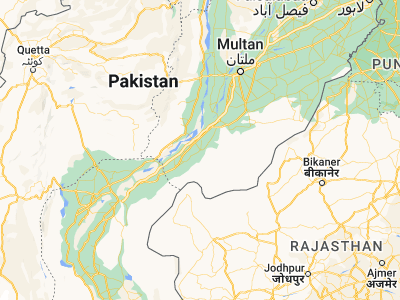 Map showing location of Khānpur (28.64534, 70.6567)