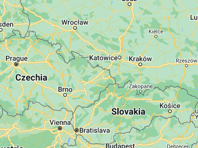 Map showing location of Klimkovice (49.78809, 18.12585)