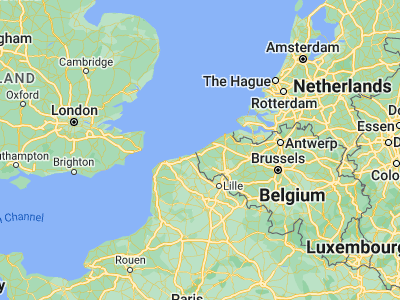 Map showing location of Koksijde (51.11642, 2.63772)