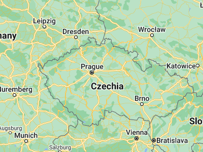 Map showing location of Kostelec nad Černými Lesy (49.99403, 14.85922)