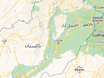 Map showing location of Kot Addu (30.4692, 70.96714)