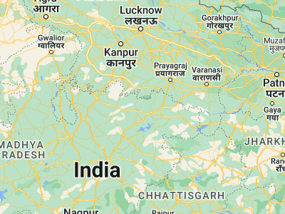 Map showing location of Kotār (24.6978, 80.9812)