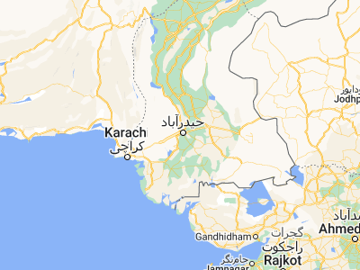 Map showing location of Kotri (25.366, 68.31216)