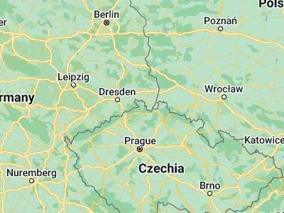 Map showing location of Krásná Lípa (50.91303, 14.50999)