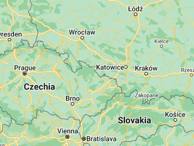 Map showing location of Krnov (50.08967, 17.70385)