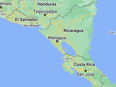 Map showing location of La Concepción (11.93711, -86.18976)