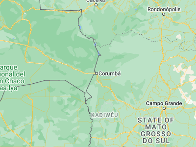 Map showing location of Ladário (-19.00472, -57.60167)