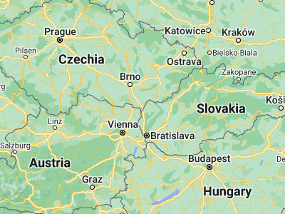 Map showing location of Lanžhot (48.72443, 16.96695)