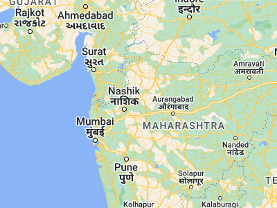 Map showing location of Lāsalgaon (20.15, 74.23333)