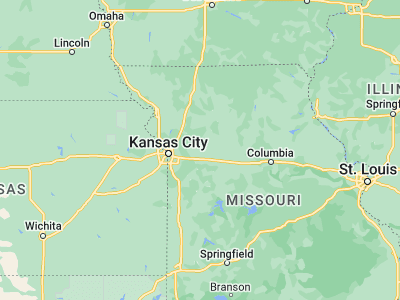 Map showing location of Lexington (39.18473, -93.87994)