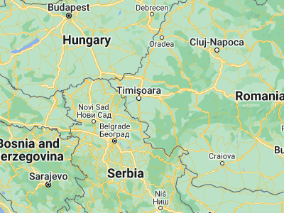 Map showing location of Liebling (45.5775, 21.32167)