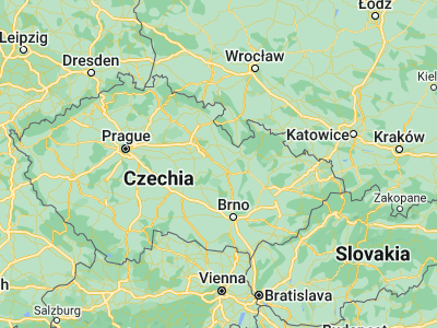 Map showing location of Litomyšl (49.86809, 16.31298)