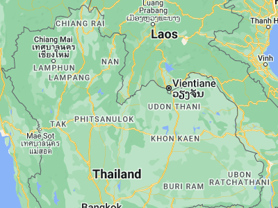 Map showing location of Loei (17.49052, 101.72749)