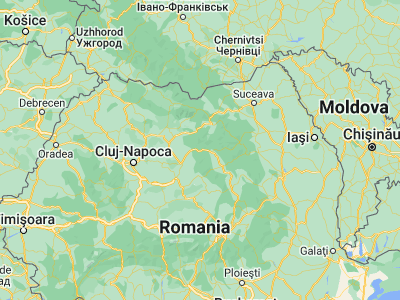 Map showing location of Lunca Bradului (46.95595, 25.1114)