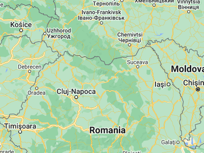 Map showing location of Măieru (47.4, 24.75)