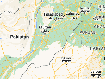 Map showing location of Mailsi (29.80028, 72.17583)