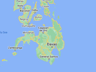 Map showing location of Malaybalay (8.1575, 125.12778)