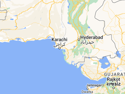 Map showing location of Malir Cantonment (24.9424, 67.2066)