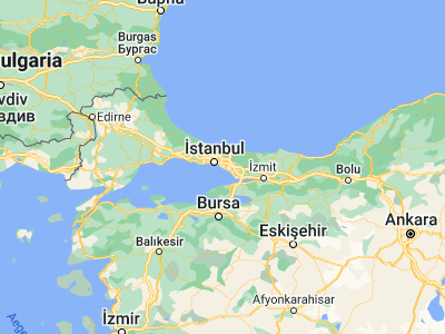 Map showing location of Maltepe (40.93567, 29.15507)