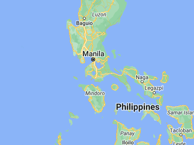 Map showing location of Malvar (14.04472, 121.15861)