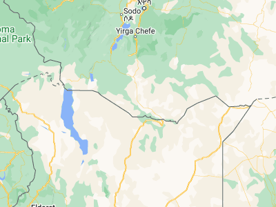 Map showing location of Mēga (4.05, 38.3)