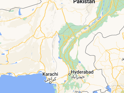 Map showing location of Mehar (27.18067, 67.82288)