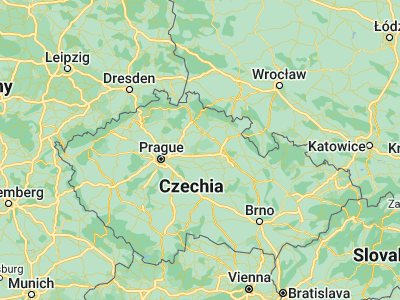 Map showing location of Městec Králové (50.20718, 15.29758)